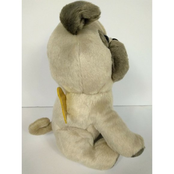 8” Cu-Pug Plush By Hallmark Cupid Dog Stuffed Animal Toy Valentines Day Pug Pup - Picture 3 of 9